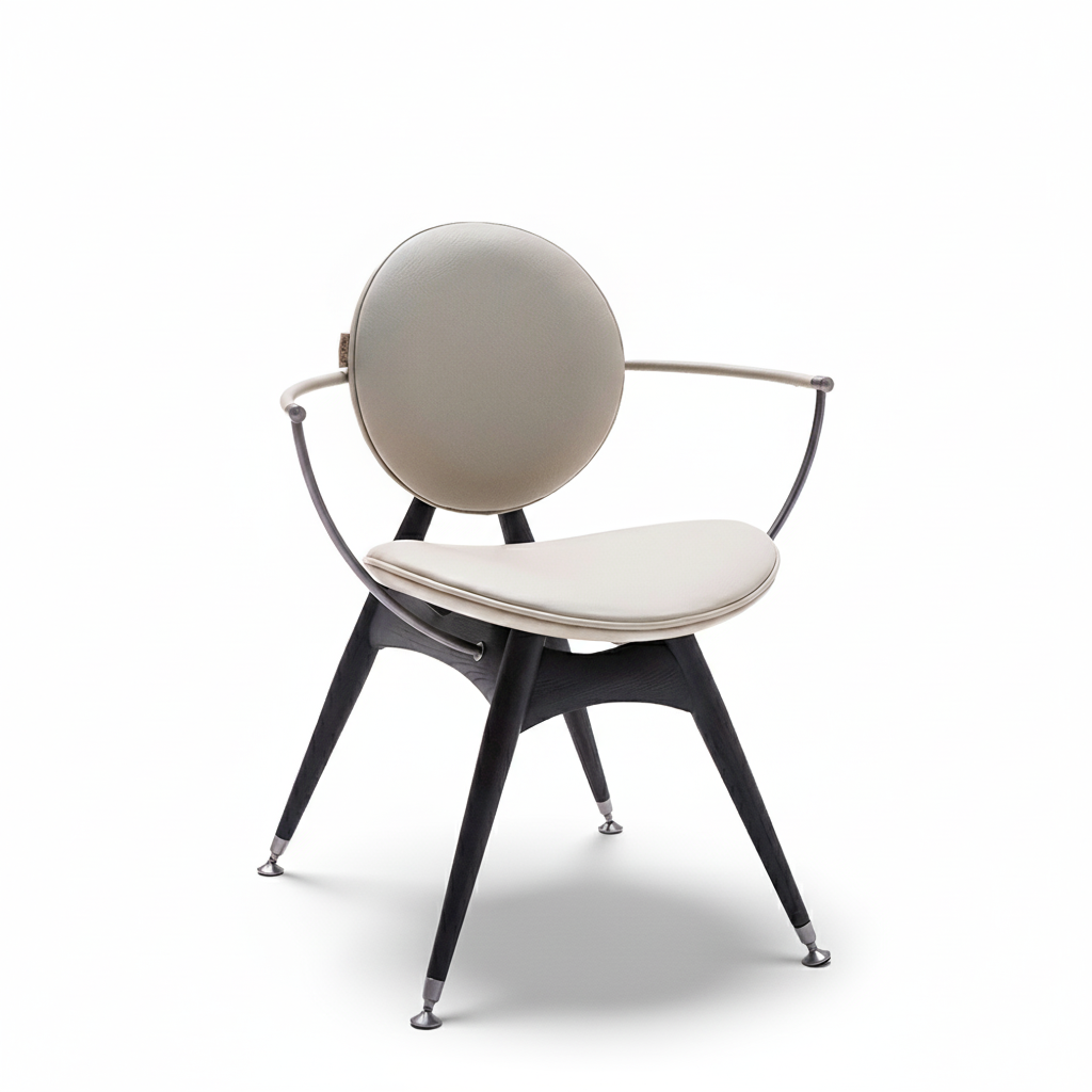 BEACON Opal Dining Chair PS-B182 with sleek modern design and upholstered seat for stylish dining room seating.